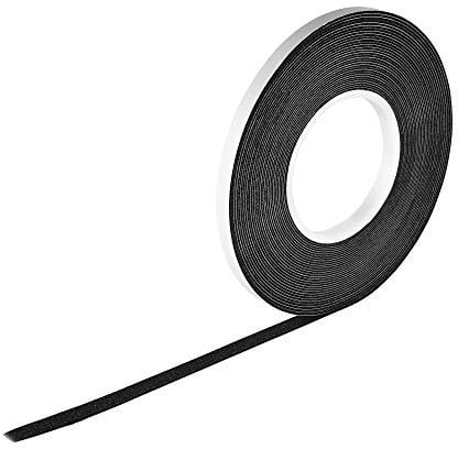 S&S-Shop Kompriband 10,0 m lang, 10/3 Anthrazit, selbstklebend, expandiert von 3 auf 12 mm, Rollenbreite 10 mm, aus Acryl 300, geeignet als Türdämmung, Fensterdichtung, Quellband, Dichtungsband