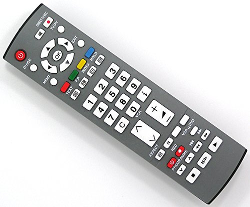 Ersatz Fernbedienung for Panasonic TV | TH-37PF70E | TH-37PF71E | TH-37PV70E | TH-37PV70P | TH-37PV70PA | TH-37PV71FA |
