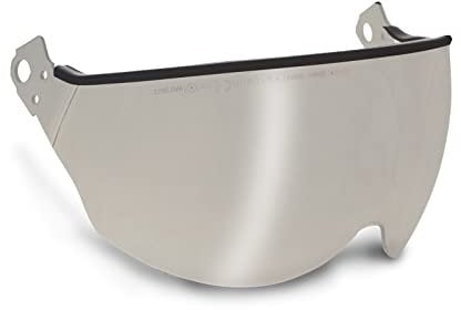 KASK Visier V2 Plus für Schutzhelme Plasma, Superplasma, HP beschlagfrei, Kratzfest, für Brillenträger geeignet - Verschiedene Ausführungen, Farbe:Silber