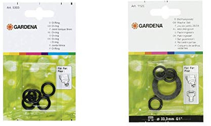 Gardena O-Ring: Dichtungsring für den Anschluss Aller Original System Anschlussnippel & Dichtungs-Satz: Dichtungsring-Sortiment, Hahnverbinder Art.-Nr. 18202 und 18402