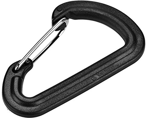 Mousquetons en Plastique, 20 Pièces, Porte-clés Clip D Anneau, pour Camping, Randonnée, Extérieur