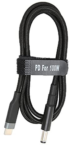 Zunate Laptop Charge Cord, 20V/5A 100W Usb Type-C Male Input To Dc 5.5 X 2.1 Mm Male Power Charge Cable Wearproof Laptop Power Supply Cord,for Home Office(JD0608-2 (2 meters))