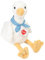 Teddy Hermann 93922 Ente Elisa 28 cm, Kuscheltier, Plüschtier