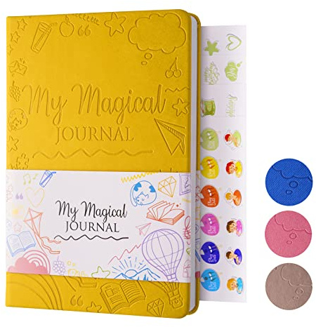 Daily Journal for Children Aged 5-10 | Helps with Big Feelings, Confidence & Emotional Expression | Gratitude, Kindness & Mindfulness Activities | Diary for Boys & Girls (Yellow)