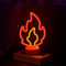 ALEENFOON Letrero de luz de neón LED Decoración de dormitorio Luces de noche Iluminación interior Luces de noche con pilas alimentadas por USB para fiesta Bar Navidad (Fuego)