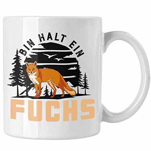 Trendation - ich Bin Halt Ein Fuchs Tasse Geschenk Fuch-Fans Rothaarige (Weiß)