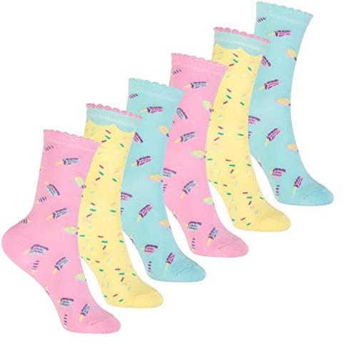 Footstar Bunte Baumwoll Socken für Kinder (6er Pack)
