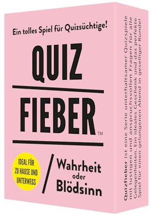 Kylskapspoesi AB KYL43044 Quizfieber-Wahrheit oder Blödsinn, Rosa