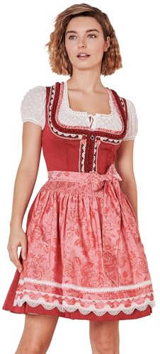 Krüger MADL Dirndl Ulrika 415566 | Rot 50cm