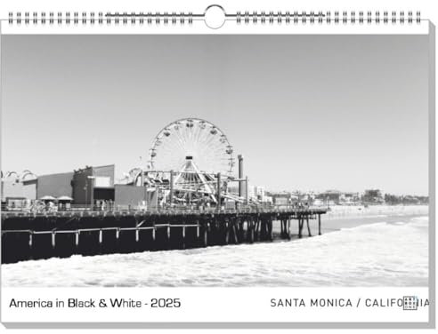 artboxONE Kalender 2026 America in Black & White Wandkalender A3 2026 Reise
