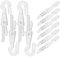 KONTONTY 12 Pack Blind Stick Hooks Blind Pole Hooks for Window Blinds Alloy Construction Blind Wand Rod Hooks Replacement