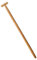 Lacquered Beechwood Shovel Handle 100 cm / 39 - Ergonomic T-Grip Wooden Shaft for Spade, Fork, Shovel - Varnished Replacement Tool Handle 40 mm to 30 mm Tapered - Smooth, Durable, Splinter-Free