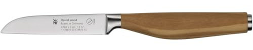 WMF Grand Wood Gemüsemesser 21 cm, Messer Holzgriff, Made in Germany, Olivenholzgriff Messer geschmiedet, Küchenmesser Spezialklingenstahl, Performance Cut, einzigartiger Griff, Klinge 9 cm