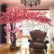 HGJHJJHK Künstliche Kirschblüten-Blumenbäume mit LED-String-Verlängerung für Hochzeit, Party, Zuhause, Raumdekoration, künstliche Pflanze, Rosa, 2,5 x 1,5 m Decoration