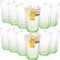 Greentainer Plastikbecher 12 x 350 ml- Bruchsichere Trinkbecher Kinder - Wiederverwendbare Becher aus Plastik - Perfekt für Party, Outdoor, Camping-Grün