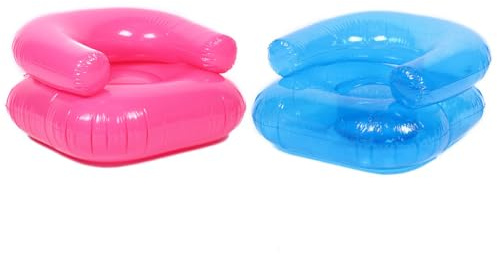 ASIAD Aufblasbarer Stuhl, Aufblasbares Couchsofa, PVC Transparentes Aufblasbares Sofa, Campingstühle, Tragbare Luft Couch,1