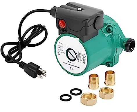 100W Calda Pompa Booster Ultra-silenziosa Riscaldamento Centralizzato Caldaia Pompa Di Circolazione Dell'acqua Calda Condizionatore D'aria Riscaldamento Domestico,Affidabile e durevole(Pipe diameter