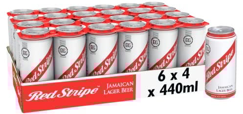 Red Stripe Lager Beer 24x440ML
