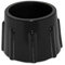 Flyshop Lot de 4 Embouts de Protection de Sol en Caoutchouc synthétique antidérapants pour Meubles Ronds Diamètre 35 mm, 3,5 cm, Noir