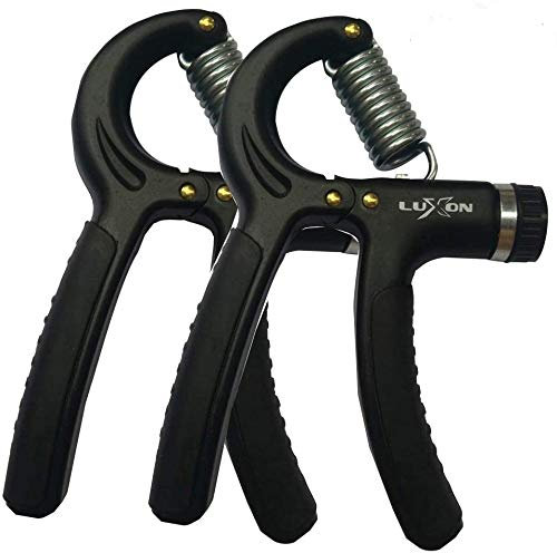 LUXON Hand Grip, Adjustable Hand Gripper Exerciser 22-110 Lbs (10-50kg), Hand Squeezer, Forearm Grip, Hand Exercise, Finger Strengthener (2 Pack)