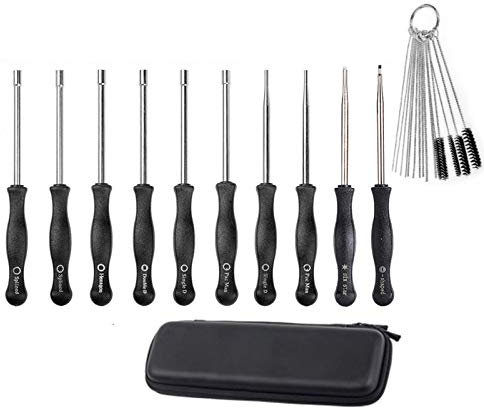 OxoxO OxoxOcarburetor Anpassung Werkzeug Schraubendreher mit Vergaser Reinigung Kit, der Fall für Stihl Poulan Husqvarna Rasentrimmer Motorsäge