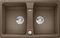 BLANCO 524958 Fregadero de Cocina, Nuez moscada, 80 cm Unterschrank