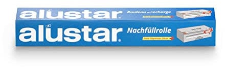 Alustar Nachfüllrolle Für Inox + Dispenser, Gastronomie 30cm X 70m, Alufolie Extrastark, 1er Pack