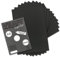 25 Blatt Vintage Kraftpapier in Schwarz DIN A4 120g schwarzes Recycling-Papier, komplett ökologischer Brief-Bogen - Briefpapier UmWelt by GUSTAV NEUSER