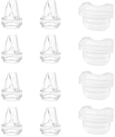 8PCS Duckbill Values and 4PCS Silicone Diaphragm Compatible with MOMMED MISSAA S18/S21 Breast Pump, Replacement Parts Accessories for S21 Breastpump