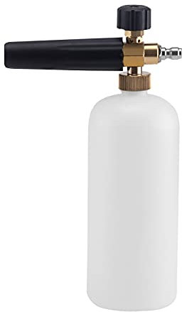 Youyijia 1L Snow Foam Lance Adjustable Snow Foam Spray Lance with 1/4 Quick Connector Adapter Cars Foamer for Karcher K Series K2 K3 K4 K5 K6 K7