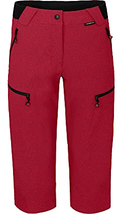 Bergson PORI Capri | Damen 3/4 Wanderhose - Robust & elastisch Damen 3/4 Wanderhose, Normalgrößen, Supra Stretch 4-Wege-Stretch, reißfestes Ripstop-Gewebe, wasserabweisend, weicher Komfort-Bund, inne