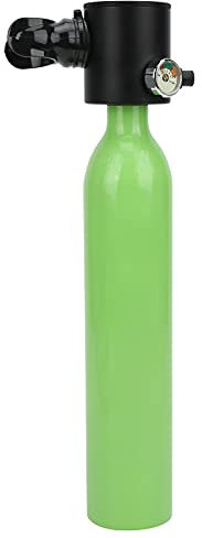 VGEBY Set de Bouteille d'oxygène de plongée, kit pour Respiration sous-Eau de 0, 5 litres Bouteille de plongée Portable pour Natation Sportive Aquatique (Vert