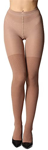 Bellivalini Strumpfhosen für Damen warme und blickdichte Kompressionsstrumpfhose Damen aus Baumwolle BLV-1116