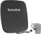TechniSat SATMAN 65 Plus - Antenne parabolique pour 8 abonnés (Miroir Satellite 65 cm, Support de mât et UNYSAT Universal-Octo LNB dans Un boîtier de Protection Contre Les intempéries) Gris