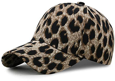 Berretto Con Visiera Baseball Beretto Cappello Baseball Hat Cappelli Da Donna E Estivi Da Donna, Cappelli Da Baseball Stampa Leopardo Di Moda, Visiere Sottili Sottili, Tappi Per Protezione Solare All'