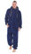 Keanu KM217-N-LX - Mens Snuggle Fleece Onesie - Navy - LX