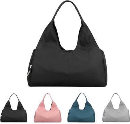 SIVENKE Sporttasche für Damen und Herren mit Schuhfach & Nassfach Weekender Reisetasche Freizeit Handtasche faltbar Gym Tasche Shopping-Bag