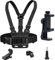 SRIKEKL Chest Mount Strap Harness for Gopro,Adjustable Cell Phone Iphone Chest Mount Strap with Action Camera Installation Bracket kit+Rotatable POV Mobile Phone Holder