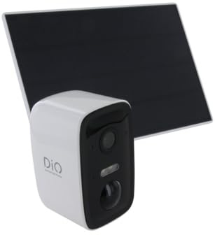 CHACON Caméra WiFi d'extérieure sans Fil avec Panneau Solaire
