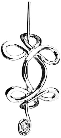 Keltische Vintage Haarnadeln Aus Legierung - Stilvolle Haarspangen Für Frauen Und Mädchen Perfekt Für Freizeit Und Feiern 10Cm X 5Cm X 2Cm