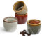 ZEBERBO Ceramic Espresso Cups Set of 4, Double Walled 2oz Espresso Coffee Mugs for Eespresso Cups, Special glazed Demitasse Cups Expresso Coffee Cup for Espresso Machine