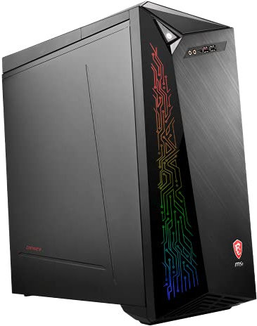 MSI MAG Infinite Gaming PC – Intel Core i7 10700K (8 Core, 3.8/5.1GHz), Nvidia GeForce RTX 3060 8GB, 2TB PCIe Gen 4.0x4 NVMe, 32GB DDR4, GbE, WIFI 6 & BT 5.2, Windows 11 Pro (Renewed)