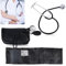 Blutdruckmessgerät Manuell: Blutdruckmanschette mit Stethoskop & Manschette, Blutdruckmanschette Manuell für Home Rettungsdienst, Professionelles klassisches Bp Kit mit Tragetasche