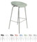 THE SECRET HOME - Taburete de Polipropileno y Metal - Alto. 84 cm x Largo. 44 cm x Ancho. 43 cm - Color Verde Oliva - Asiento Extra para el Hogar - Ideal para Cocina (Modelo 2)