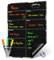 CUHIOY Weekly Meal Planner - 42x30 cm Magnetic Dry Erase Menu Board for Fridge - Includes 3 Chalk Markers, Notepad & Grocery List - Kitchen Refrigerator Chalkboard Magnet Organizer
