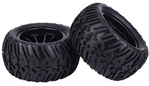 RiToEasysports RC-Autoreifen, 125 Mm Y-Typ Ferngesteuertes Autorad, Ersatzreifen und Radsätze für 1/10 Ferngesteuerte Autoräder und -Reifen (BLACK)