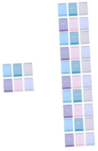 COHEALI 36 Stk Mini Tischkalender Mini-dekor Tischstehender Kalender Tischkalender 2022 Zum Aufstellen Tagesplanerseite Umblättern Dekor Für Den Tisch Papier Schreibtisch Büro Ornamente