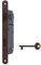 bricoleva.it Serratura Porta Interna, Blocco Chiusura per Porta, Serrature Porte con o senza Chiave (Serratura Patent, Bronzo)