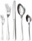 LAZAHOME Besteck Set, Edelstahl Spiegelpoliert 60 teilig Besteckset für 12 Personen, Essbesteck Set mit Messer Gabel Löffel für Familie/Party/Hotel/Restaurant, Silber Tafelbesteck, Spülmaschinenfest