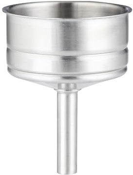 Easyworkz Embudo de filtro de acero inoxidable para café, repuesto para cafetera espresso, tamaño para 4 tazas